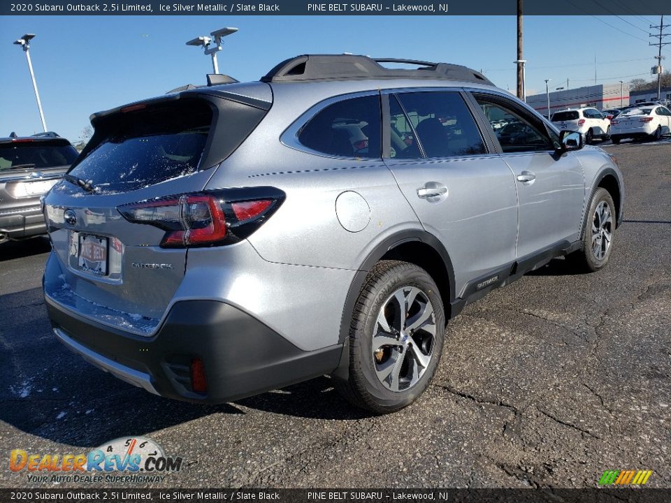 2020 Subaru Outback 2.5i Limited Ice Silver Metallic / Slate Black Photo #4