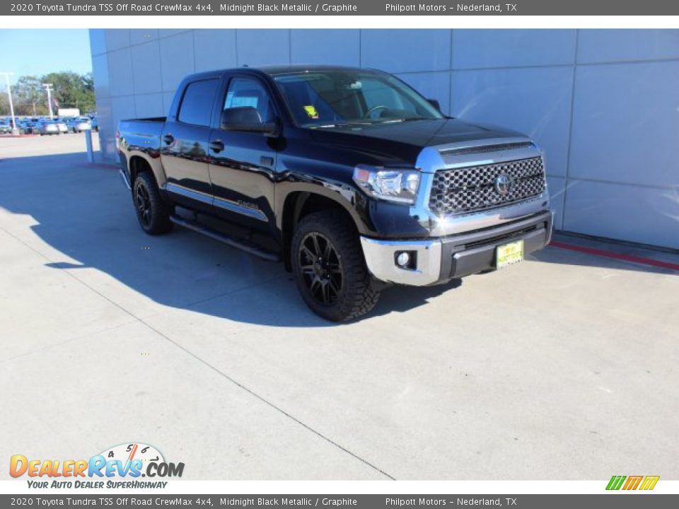 2020 Toyota Tundra TSS Off Road CrewMax 4x4 Midnight Black Metallic / Graphite Photo #2