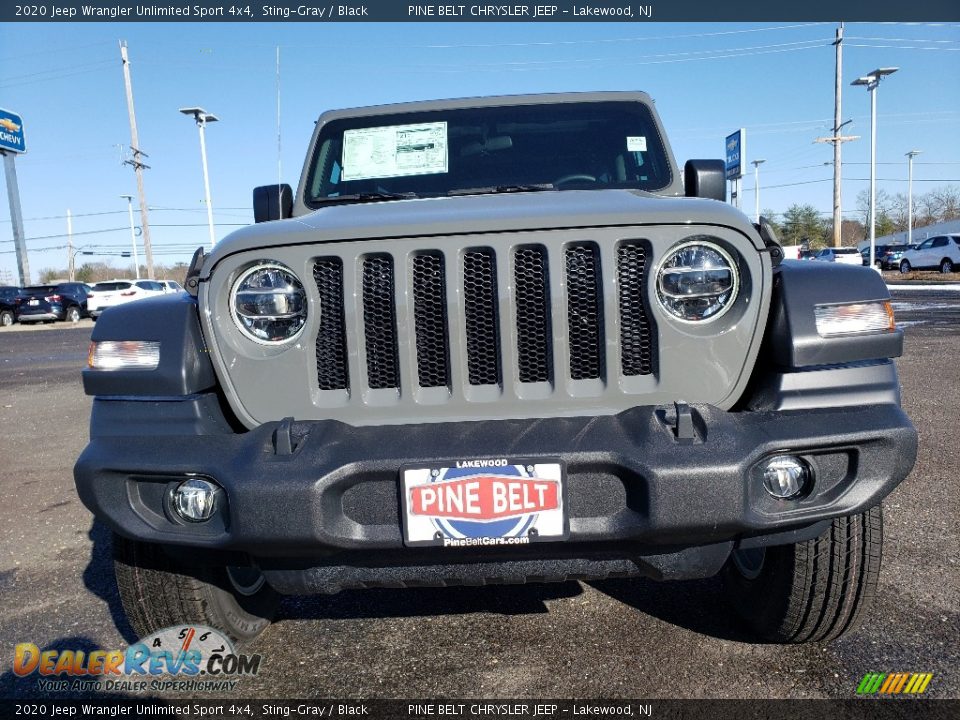 2020 Jeep Wrangler Unlimited Sport 4x4 Sting-Gray / Black Photo #2