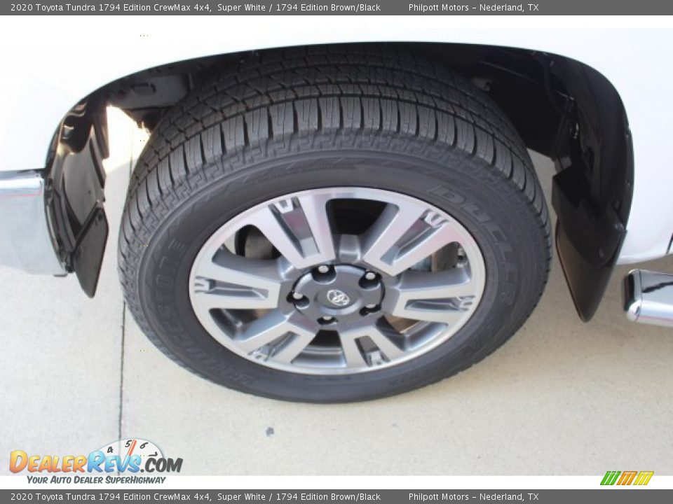 2020 Toyota Tundra 1794 Edition CrewMax 4x4 Super White / 1794 Edition Brown/Black Photo #5