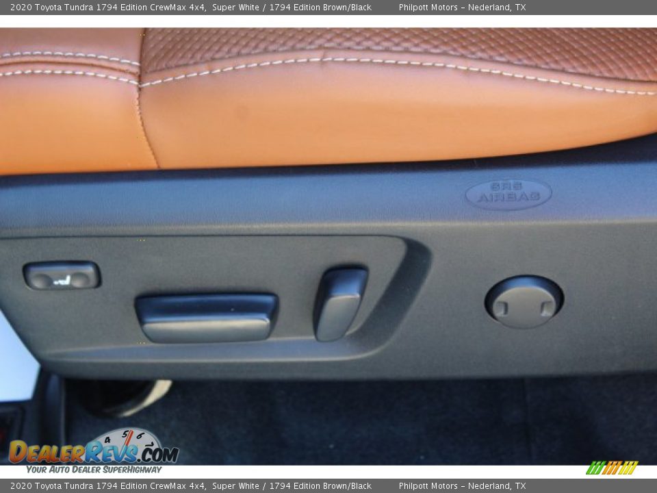 2020 Toyota Tundra 1794 Edition CrewMax 4x4 Super White / 1794 Edition Brown/Black Photo #11