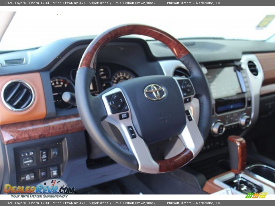2020 Toyota Tundra 1794 Edition CrewMax 4x4 Super White / 1794 Edition Brown/Black Photo #13
