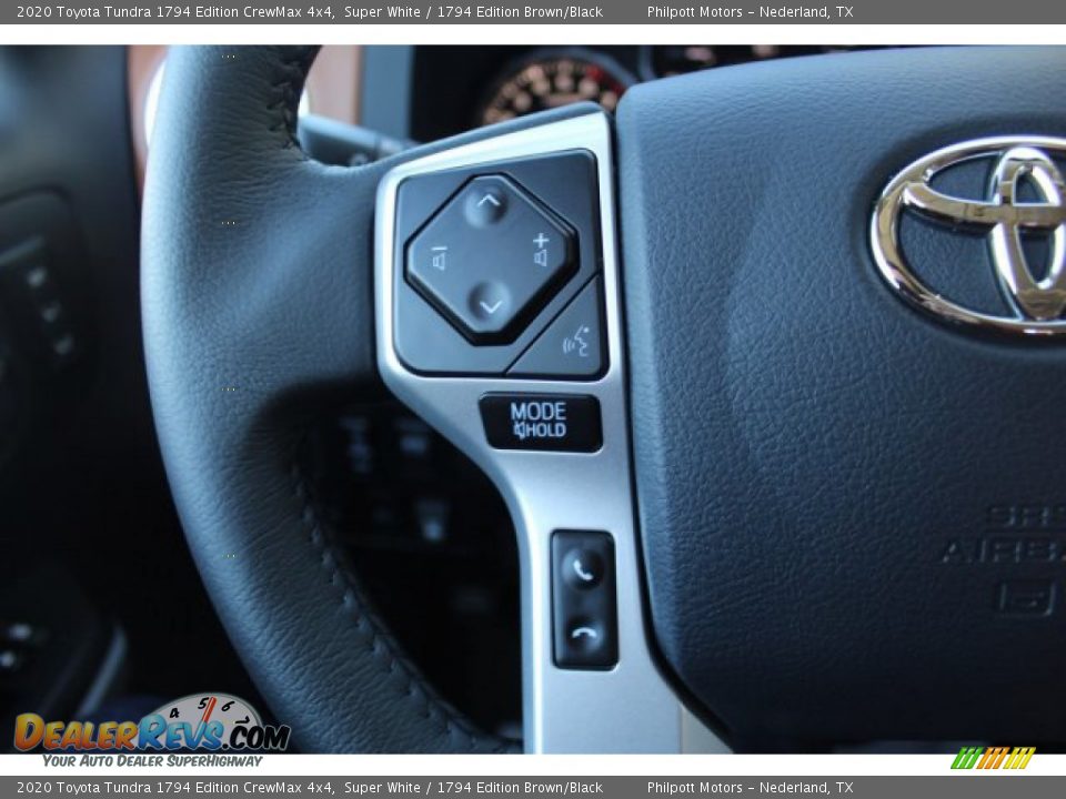 2020 Toyota Tundra 1794 Edition CrewMax 4x4 Super White / 1794 Edition Brown/Black Photo #14