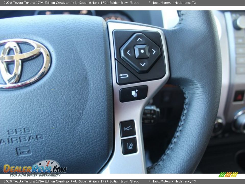 2020 Toyota Tundra 1794 Edition CrewMax 4x4 Super White / 1794 Edition Brown/Black Photo #15