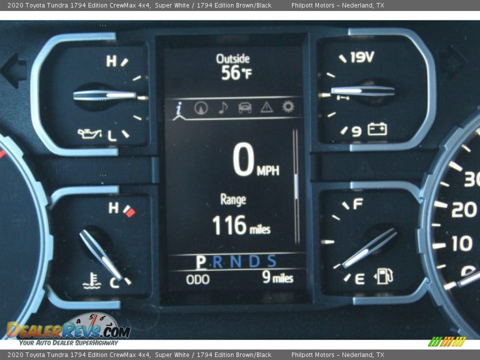 2020 Toyota Tundra 1794 Edition CrewMax 4x4 Super White / 1794 Edition Brown/Black Photo #17