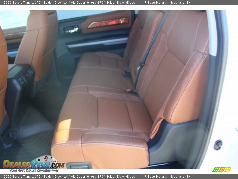 2020 Toyota Tundra 1794 Edition CrewMax 4x4 Super White / 1794 Edition Brown/Black Photo #23