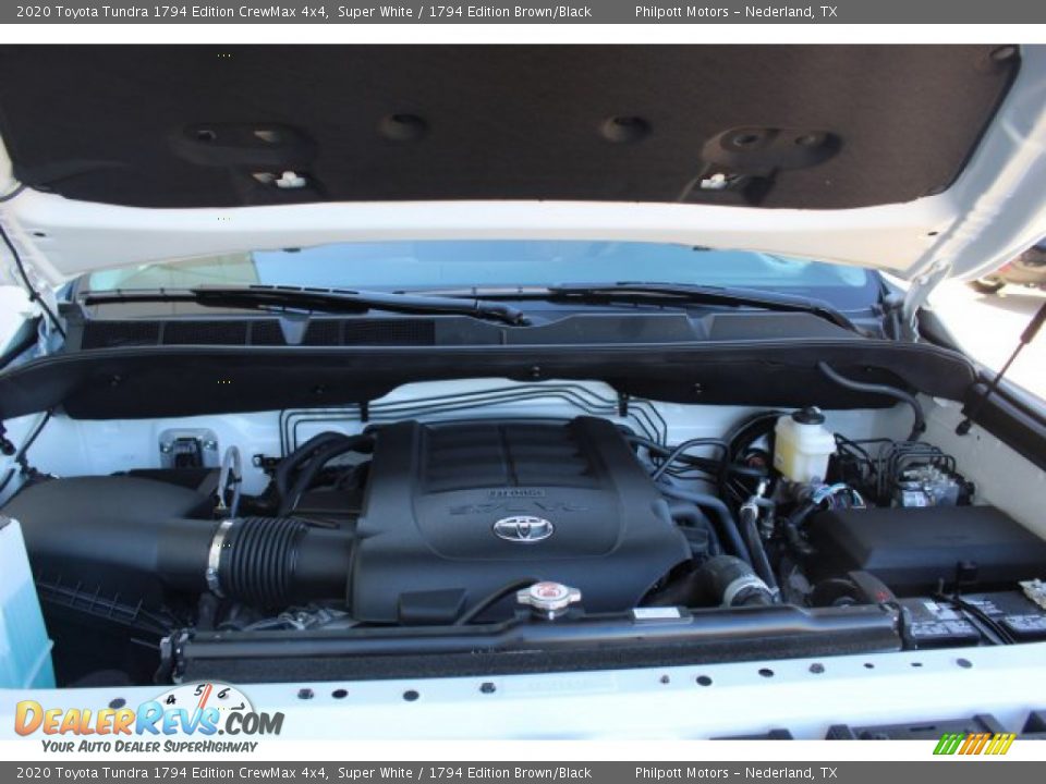 2020 Toyota Tundra 1794 Edition CrewMax 4x4 Super White / 1794 Edition Brown/Black Photo #25