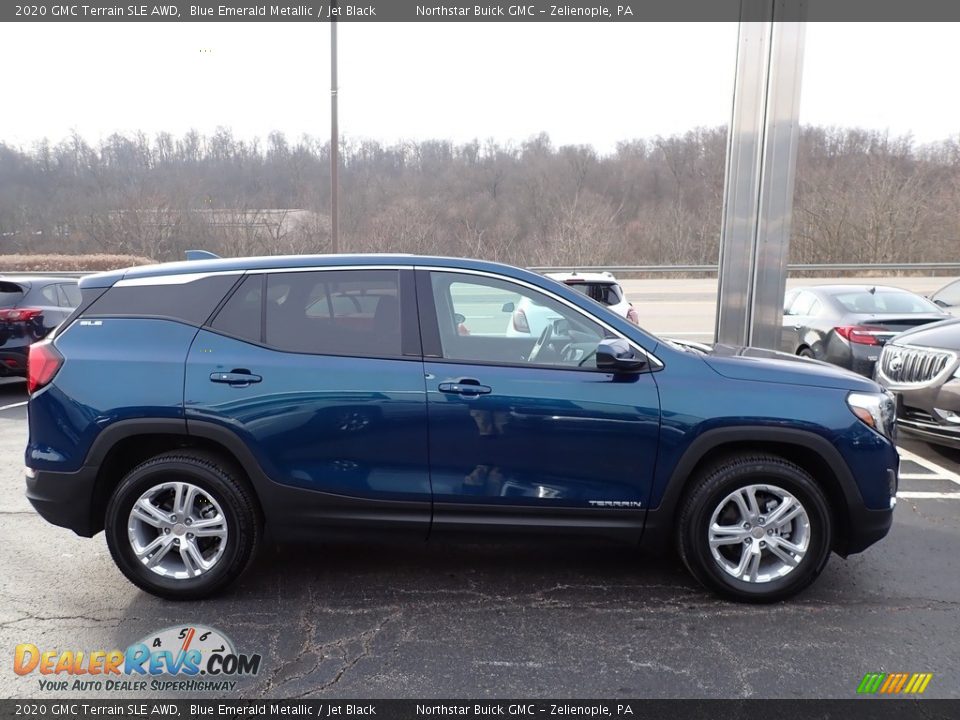 Blue Emerald Metallic 2020 GMC Terrain SLE AWD Photo #5