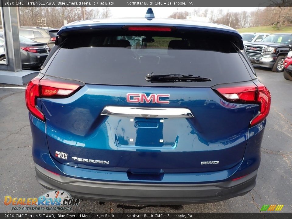 2020 GMC Terrain SLE AWD Blue Emerald Metallic / Jet Black Photo #10