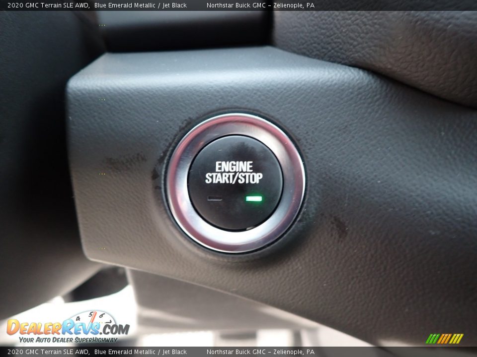2020 GMC Terrain SLE AWD Blue Emerald Metallic / Jet Black Photo #28