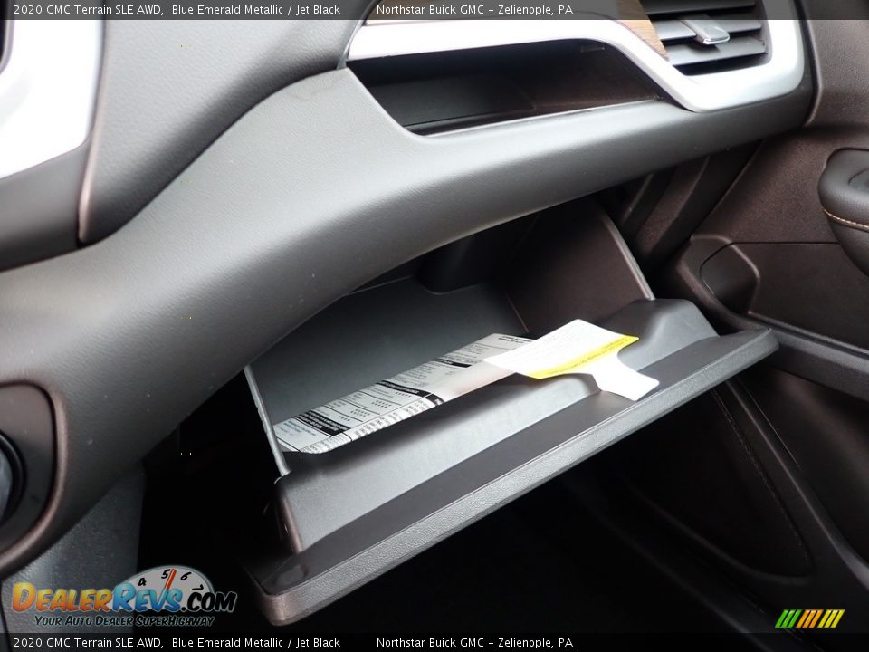 2020 GMC Terrain SLE AWD Blue Emerald Metallic / Jet Black Photo #29
