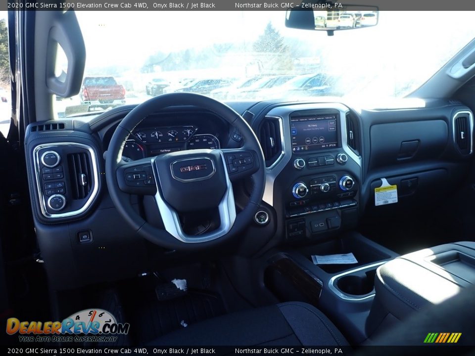 2020 GMC Sierra 1500 Elevation Crew Cab 4WD Onyx Black / Jet Black Photo #15