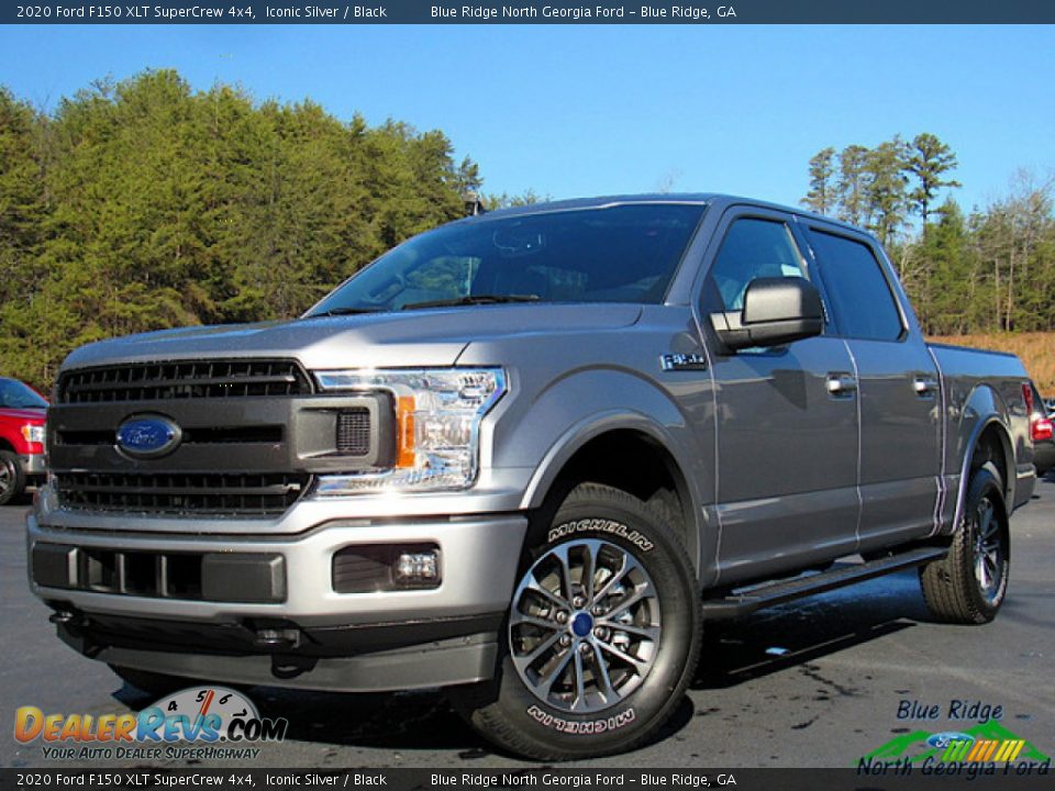 2020 Ford F150 XLT SuperCrew 4x4 Iconic Silver / Black Photo #1