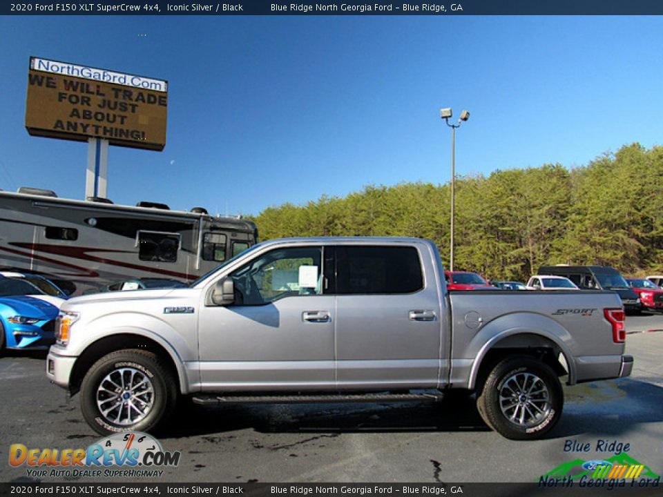 2020 Ford F150 XLT SuperCrew 4x4 Iconic Silver / Black Photo #2