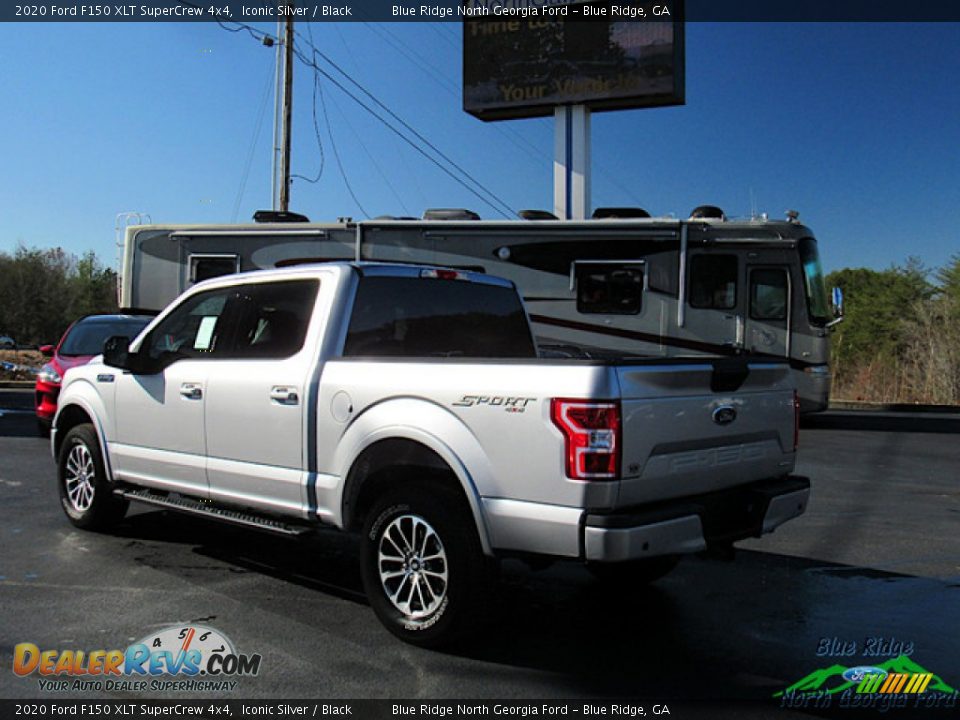 2020 Ford F150 XLT SuperCrew 4x4 Iconic Silver / Black Photo #3