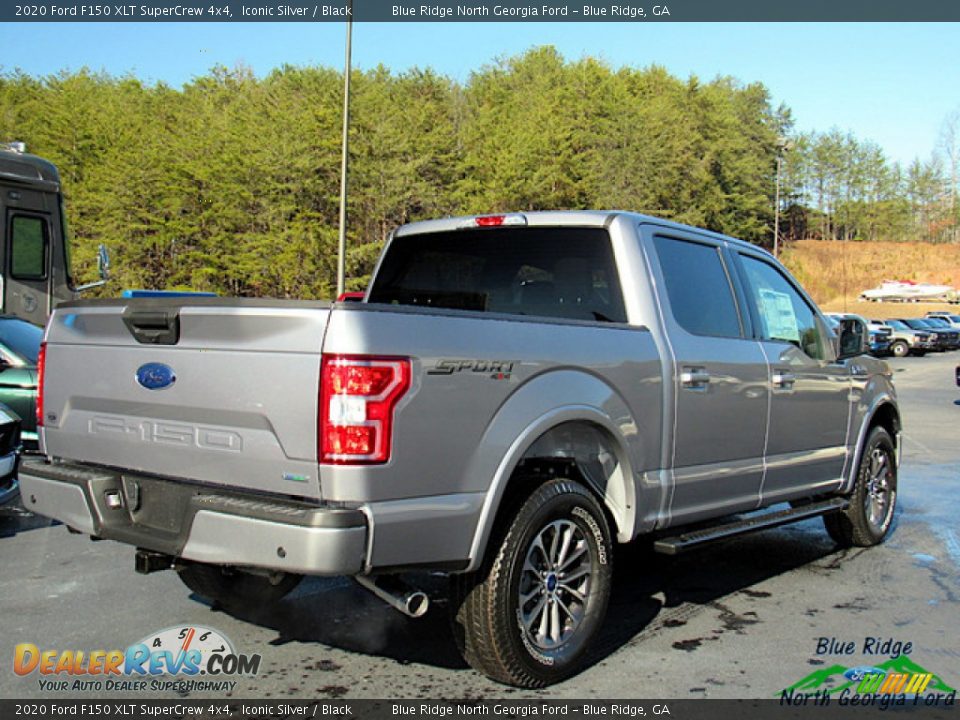 2020 Ford F150 XLT SuperCrew 4x4 Iconic Silver / Black Photo #5