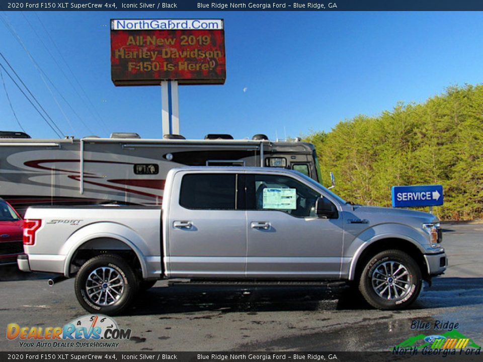 2020 Ford F150 XLT SuperCrew 4x4 Iconic Silver / Black Photo #6