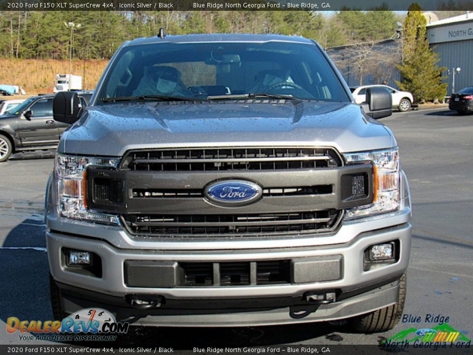 2020 Ford F150 XLT SuperCrew 4x4 Iconic Silver / Black Photo #8
