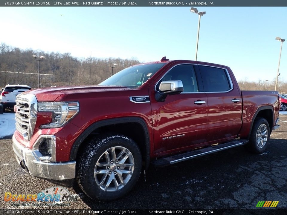 2020 GMC Sierra 1500 SLT Crew Cab 4WD Red Quartz Tintcoat / Jet Black Photo #1