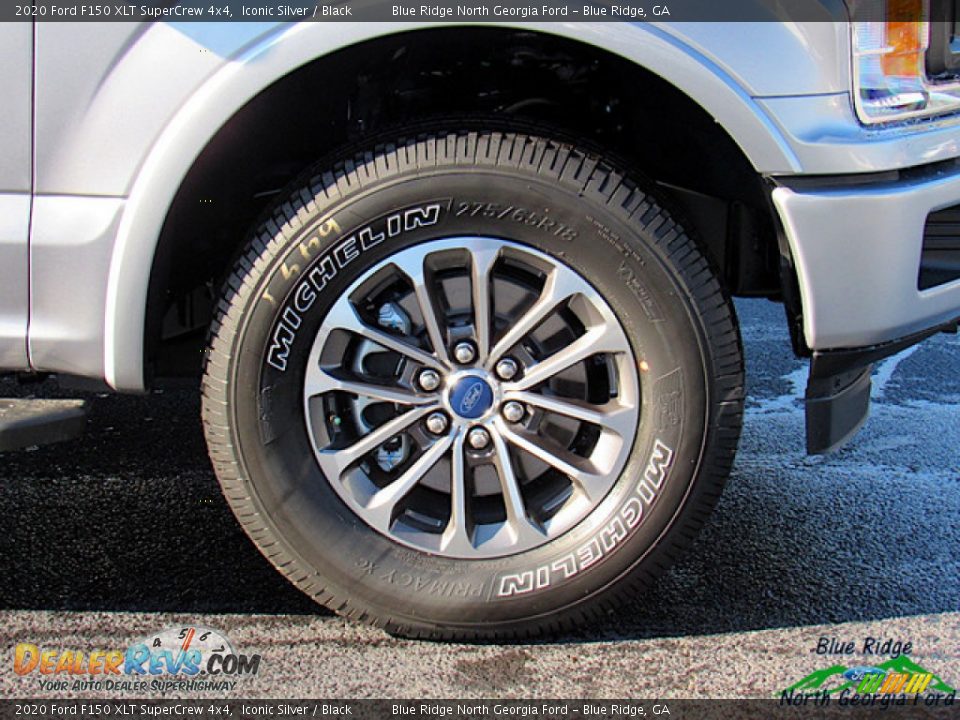 2020 Ford F150 XLT SuperCrew 4x4 Iconic Silver / Black Photo #9