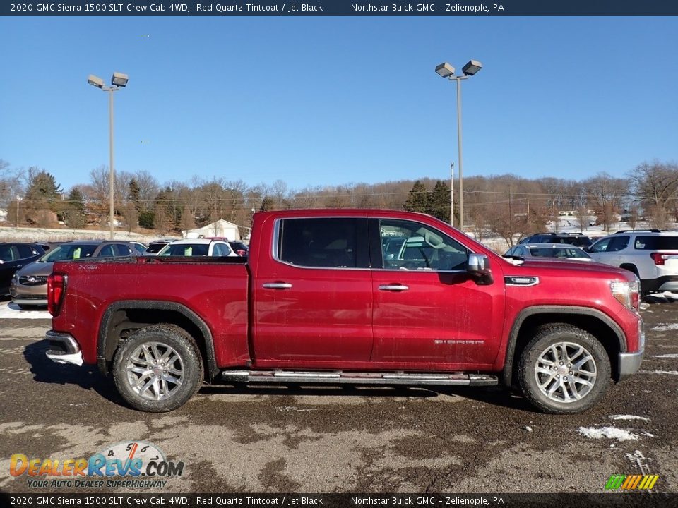 Red Quartz Tintcoat 2020 GMC Sierra 1500 SLT Crew Cab 4WD Photo #4