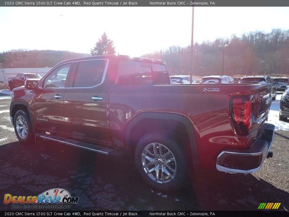 2020 GMC Sierra 1500 SLT Crew Cab 4WD Red Quartz Tintcoat / Jet Black Photo #8