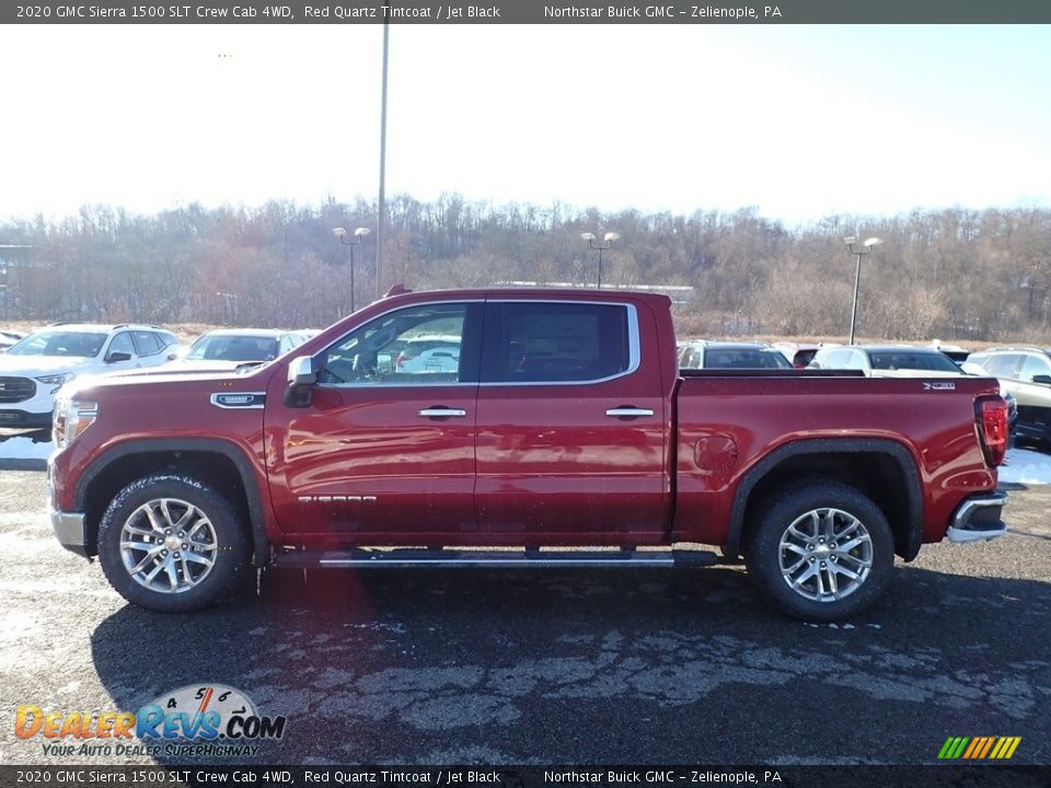 Red Quartz Tintcoat 2020 GMC Sierra 1500 SLT Crew Cab 4WD Photo #9