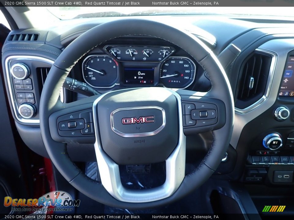 2020 GMC Sierra 1500 SLT Crew Cab 4WD Steering Wheel Photo #17