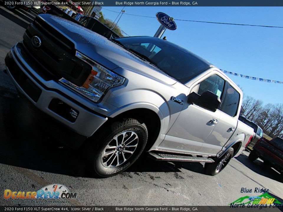 2020 Ford F150 XLT SuperCrew 4x4 Iconic Silver / Black Photo #31