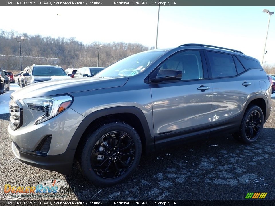 2020 GMC Terrain SLE AWD Satin Steel Metallic / Jet Black Photo #1