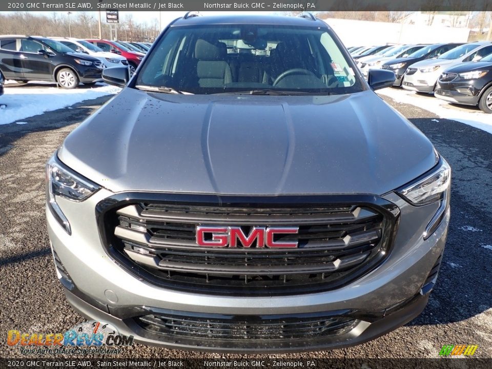 2020 GMC Terrain SLE AWD Satin Steel Metallic / Jet Black Photo #2