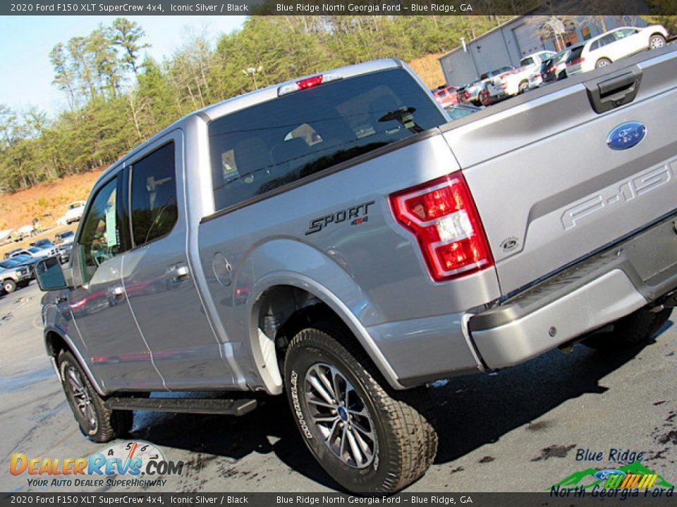 2020 Ford F150 XLT SuperCrew 4x4 Iconic Silver / Black Photo #34