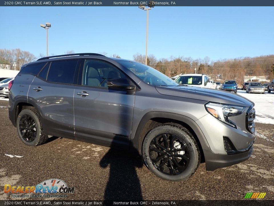 2020 GMC Terrain SLE AWD Satin Steel Metallic / Jet Black Photo #3