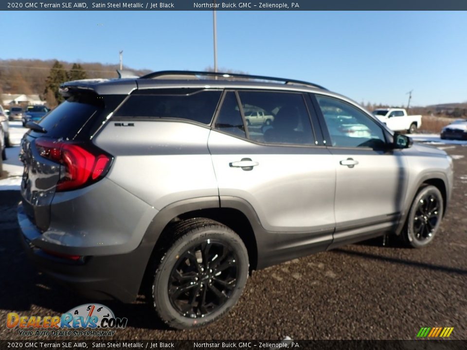 2020 GMC Terrain SLE AWD Satin Steel Metallic / Jet Black Photo #5