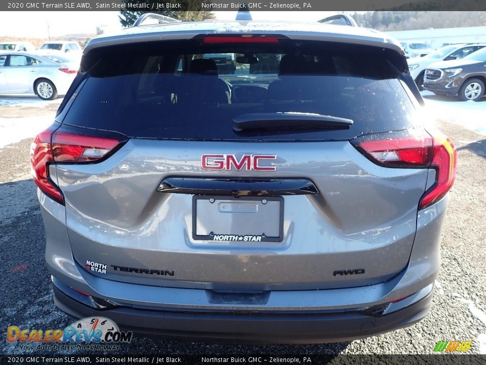 2020 GMC Terrain SLE AWD Satin Steel Metallic / Jet Black Photo #6