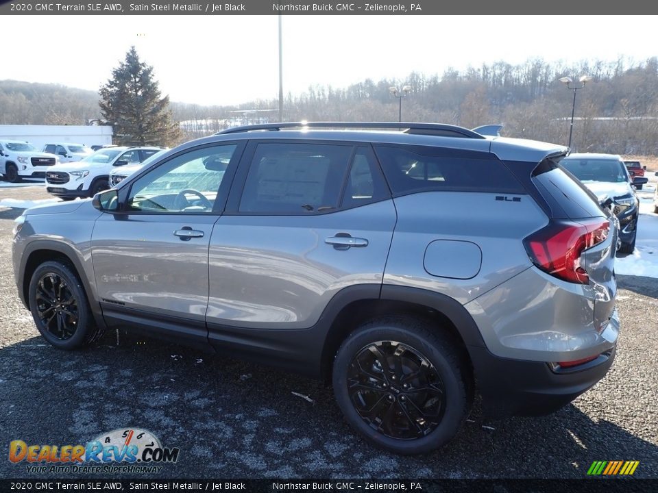 2020 GMC Terrain SLE AWD Satin Steel Metallic / Jet Black Photo #8