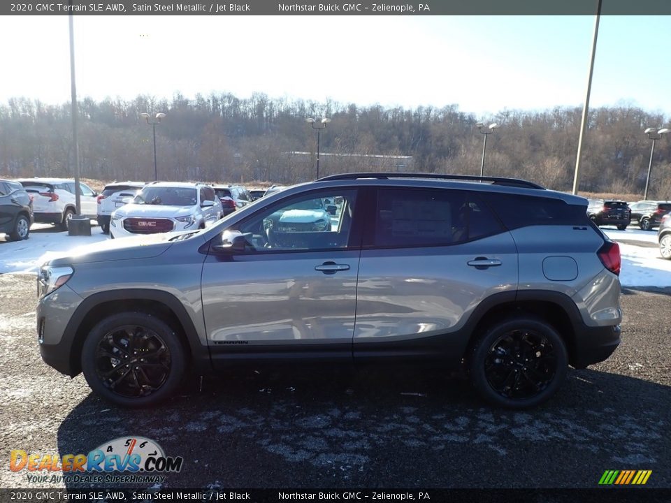 2020 GMC Terrain SLE AWD Satin Steel Metallic / Jet Black Photo #9
