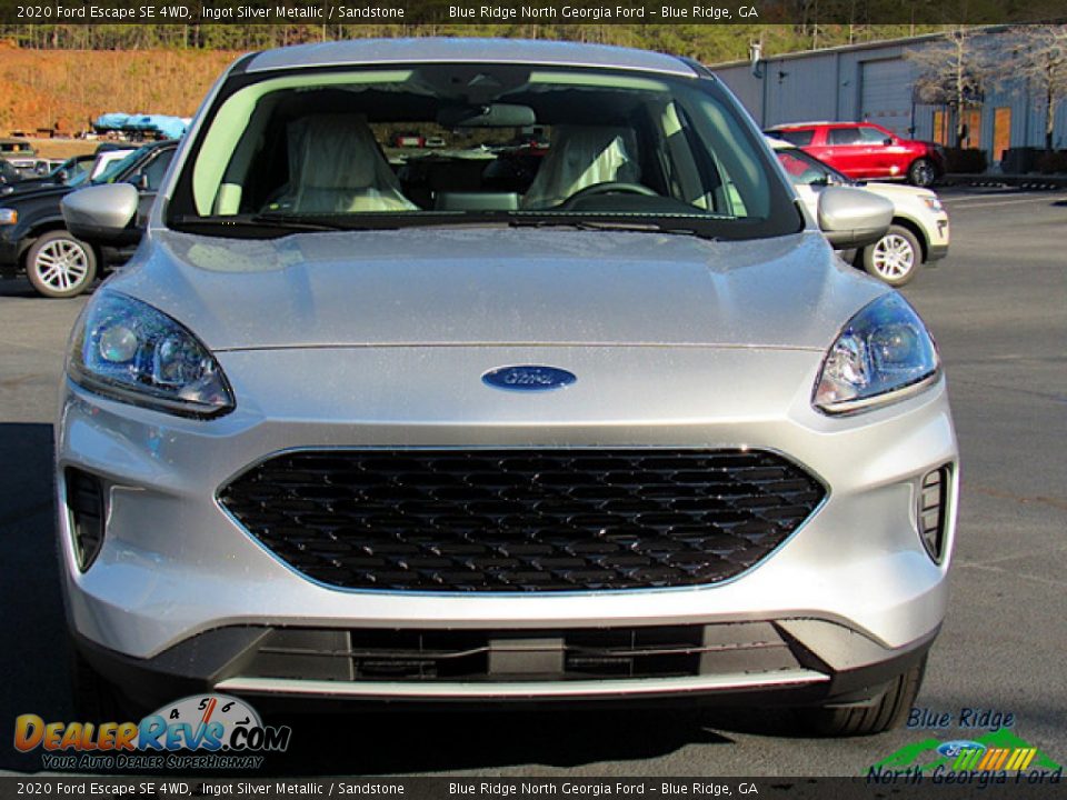 2020 Ford Escape SE 4WD Ingot Silver Metallic / Sandstone Photo #8