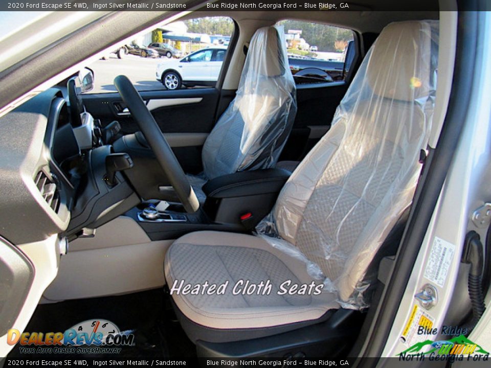 2020 Ford Escape SE 4WD Ingot Silver Metallic / Sandstone Photo #10