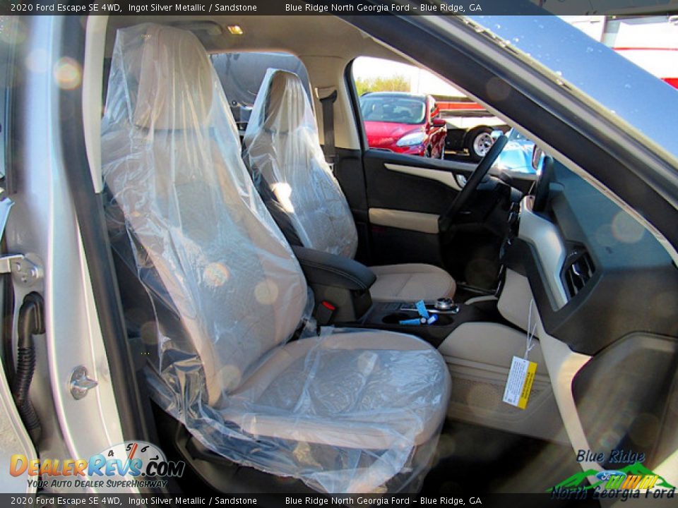 2020 Ford Escape SE 4WD Ingot Silver Metallic / Sandstone Photo #11