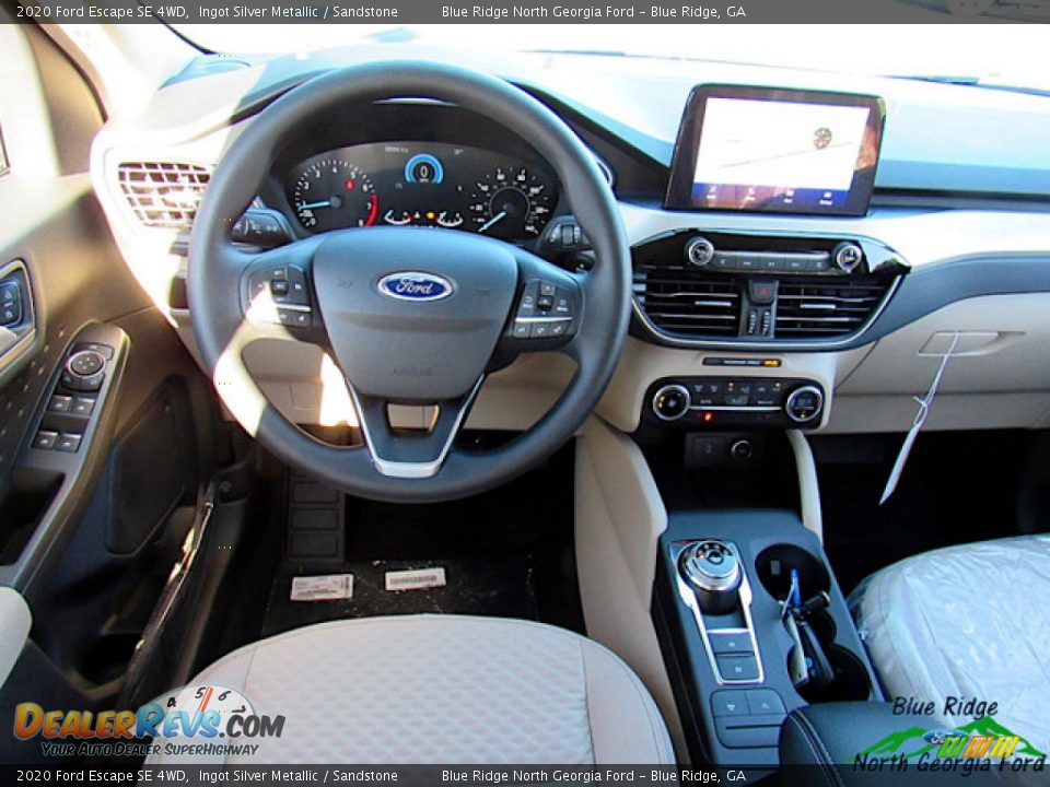 2020 Ford Escape SE 4WD Ingot Silver Metallic / Sandstone Photo #15