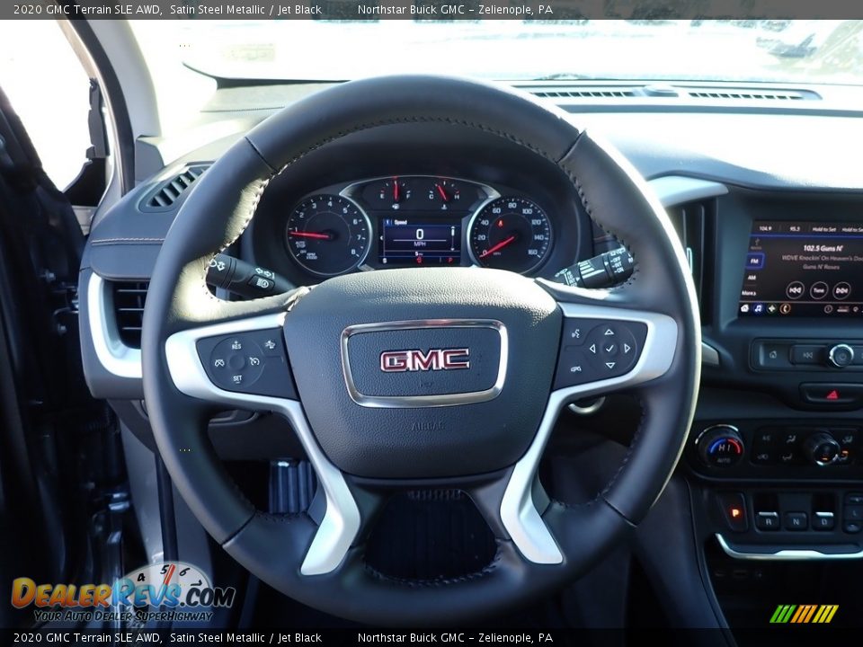 2020 GMC Terrain SLE AWD Satin Steel Metallic / Jet Black Photo #17