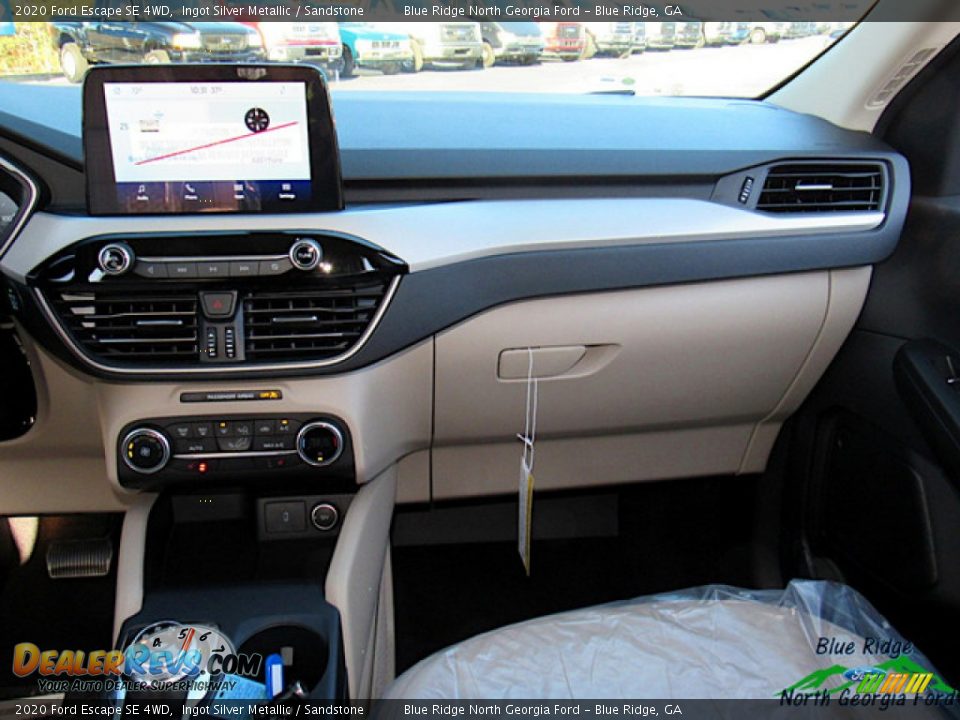 2020 Ford Escape SE 4WD Ingot Silver Metallic / Sandstone Photo #17