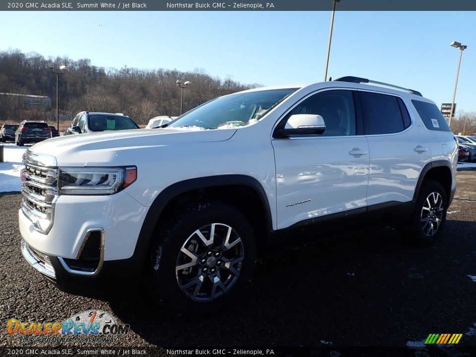 2020 GMC Acadia SLE Summit White / Jet Black Photo #1