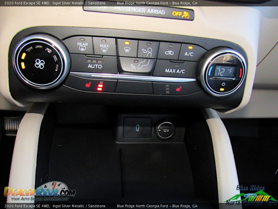 2020 Ford Escape SE 4WD Ingot Silver Metallic / Sandstone Photo #20