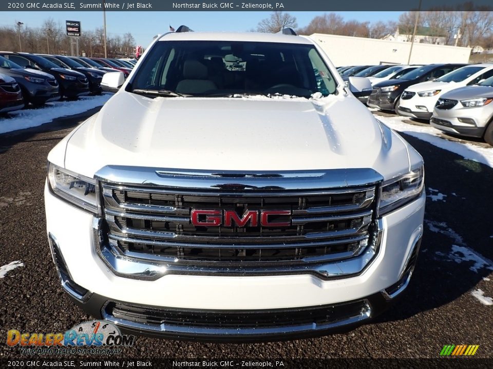 2020 GMC Acadia SLE Summit White / Jet Black Photo #2