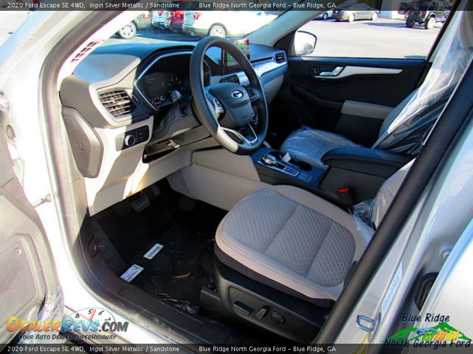 2020 Ford Escape SE 4WD Ingot Silver Metallic / Sandstone Photo #24
