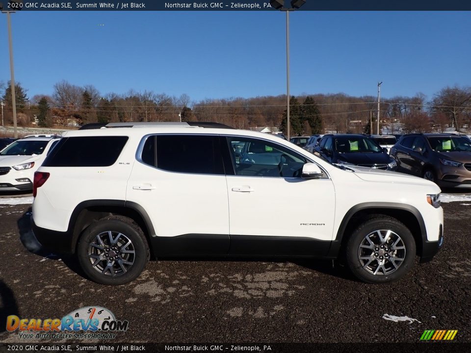 2020 GMC Acadia SLE Summit White / Jet Black Photo #4