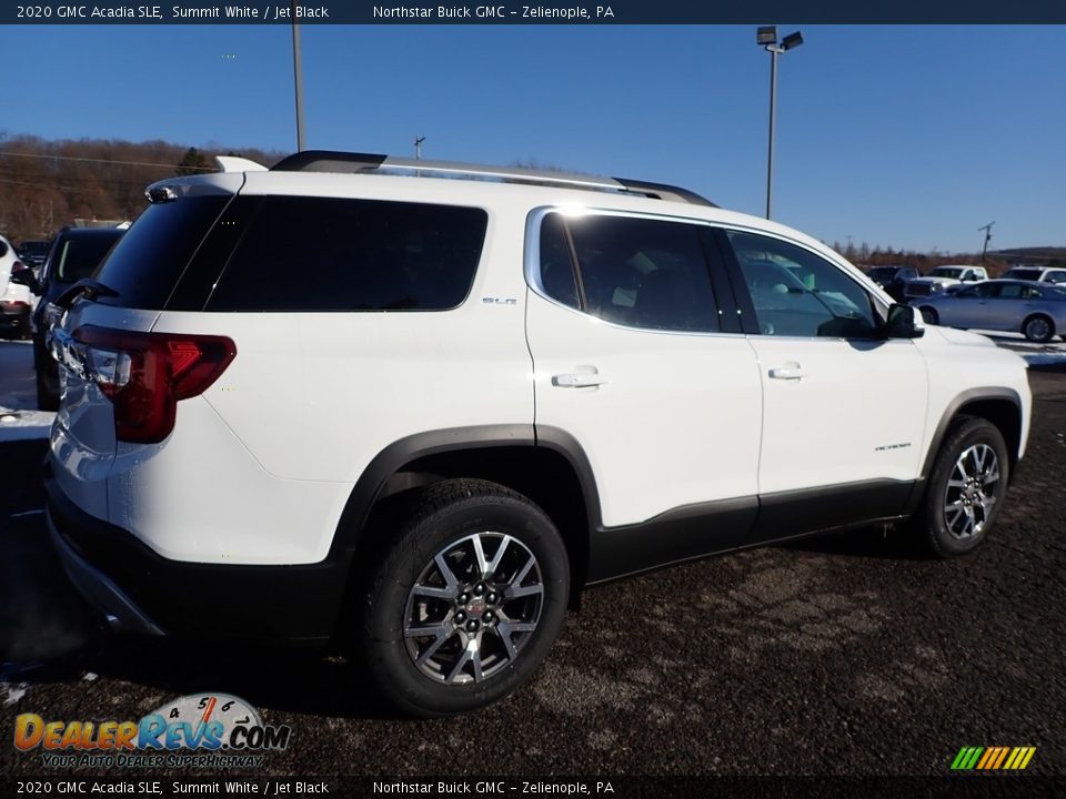 2020 GMC Acadia SLE Summit White / Jet Black Photo #5