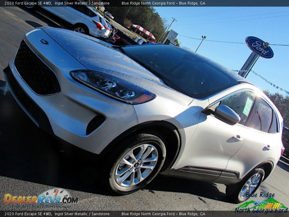 2020 Ford Escape SE 4WD Ingot Silver Metallic / Sandstone Photo #26